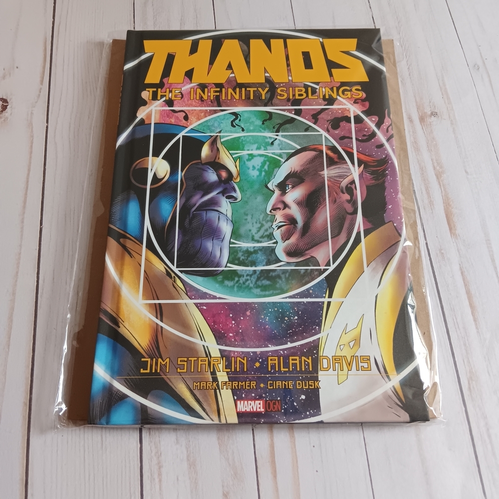 Marvel Thanos: The Infinity Siblings with Purple and Green Cover